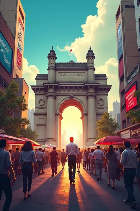 Mumbai (India):

Visuals: A vibrant skyline with the iconic Gateway of India, Bollywood stars, and bustling streets. The image would showcase people working, acting, and dreaming of stardom in the entertainment and finance sectors.
Colors: Bright, energeti...