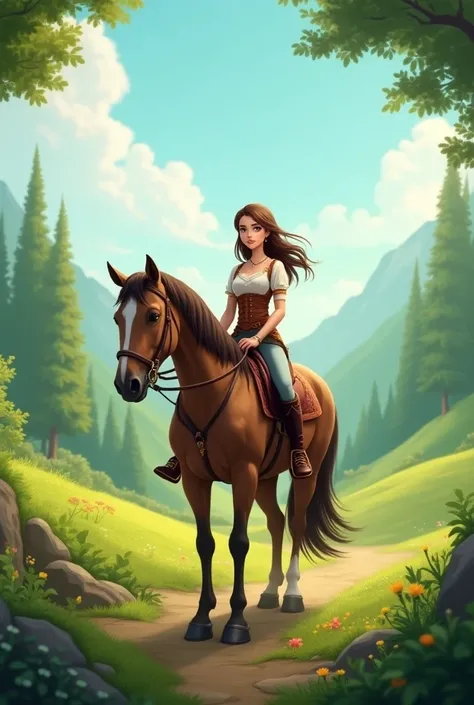 Natural memory game the player must be riding a horse