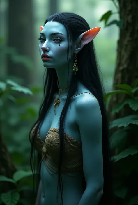 avatar,navi,feminine,No meio da floresta,film style and aesthetics,hunter&#39;s earring and clothing,NMLWOD
