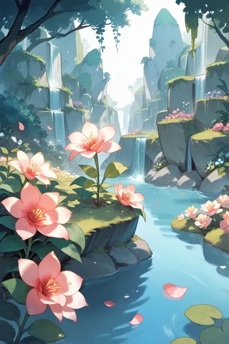  Flowers Growing on Rocks、Bioluminescence、Flower Petal Dance 