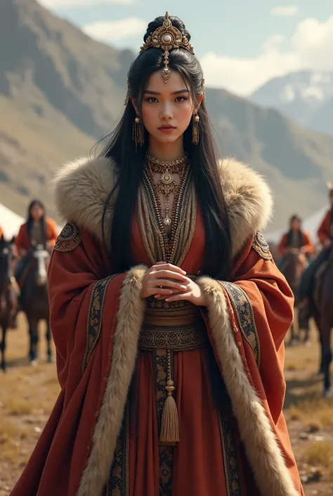 Beautiful Mongolian Queen
