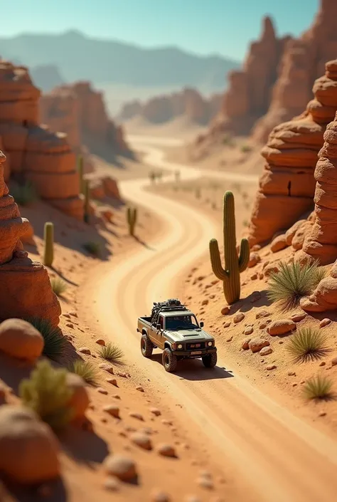 desert road　Diorama