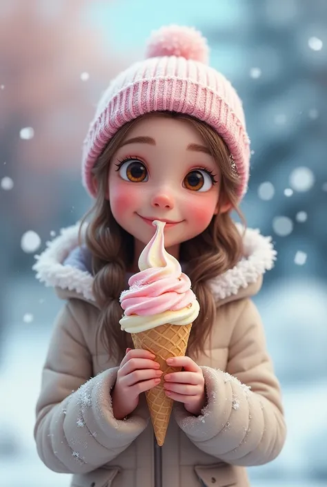 Ice cream gets cold there, Congratulating you 