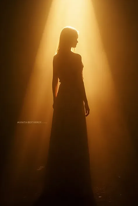 A dramatic scene where backlighting is the primary light source, casting a soft, ethereal glow around the main subject. The strong backlight creates a striking silhouette effect, highlighting the edges and contours with a radiant halo. Shadows fall forward...