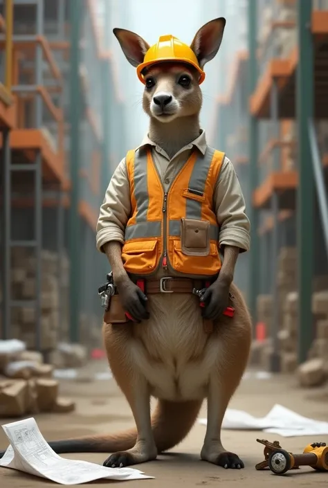 a kangaroo disguised as a civil engineer 