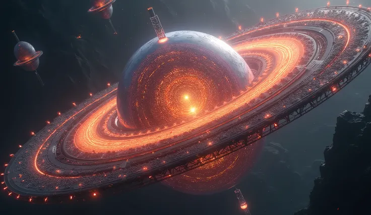 (masterpiece), (extremely difficult :1.3), ( Realistic), ((( Avant-garde - Opyt ))), (((A Dyson sphere , covering a neural star))), absurdity,  Realistic lighting,  beautiful detailed glow ,  high-octane imaging , 8 k, super sharp,