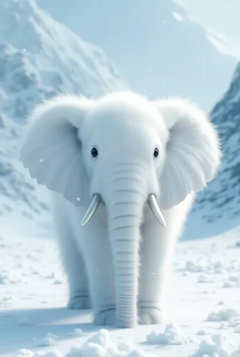 White elephant  Known for their white feathers, which help them blend into snowy landscapes.