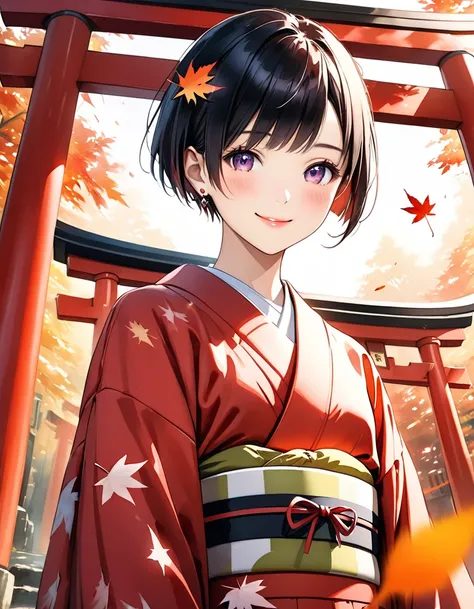 1 middle-aged Japanese woman, (asymmetrical short black hair:2), (undercut pixie:2), (tapered pixie cut:2), gradient eyes, normal size breasts, 8 heads, beautiful detailed eyes, beautiful detailed lips, extremely detailed eyes and face, long eyelashes, (wi...