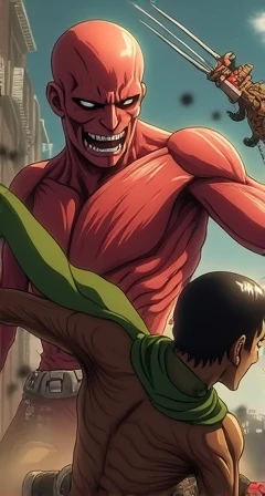 Attack on Titan anime style season one