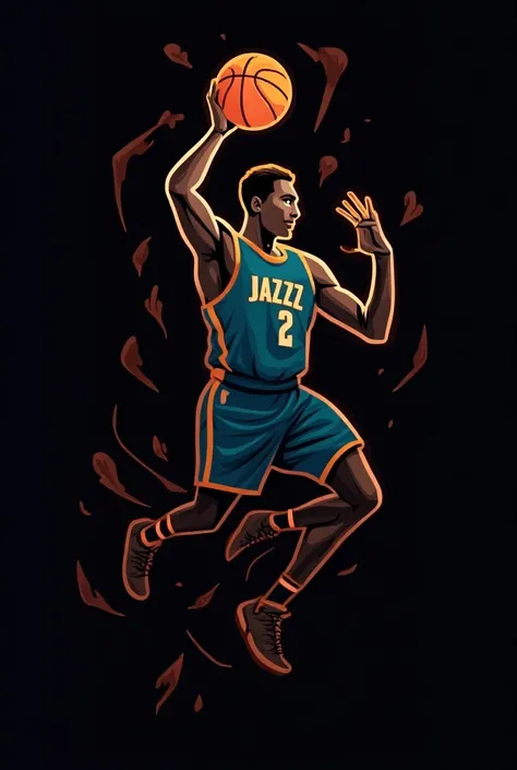 make more more unique logo for jazz basketball