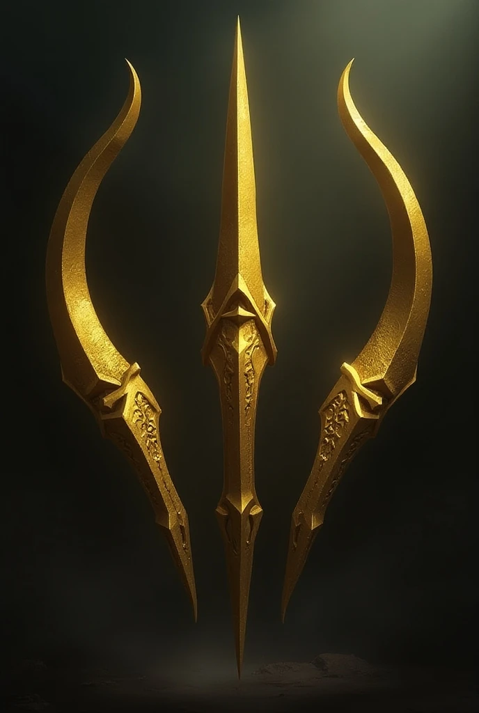 3 golden claws diagonally.