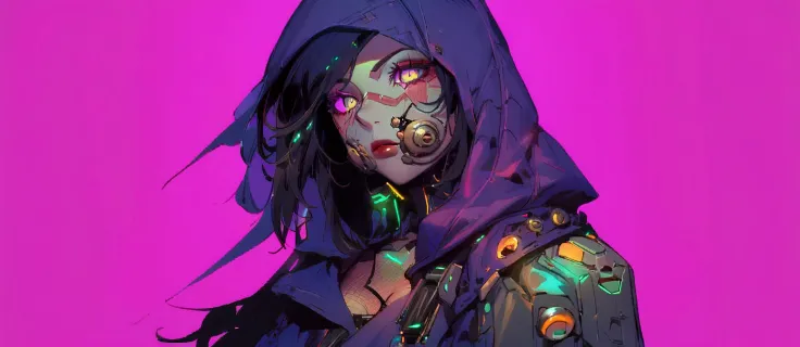 cyberpunk woman 