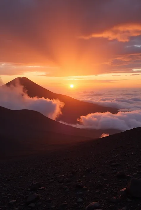 The screen displays the sunrise on the slopes of the Popocatepette volcano in Mexico, capturing the beginning of life and the magnificence of nature.
35mm photo, full body, photorealistic, intricate details, ultra-detailed