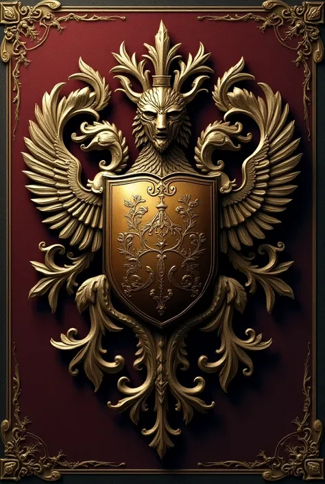 Coat of arms with the inscription Shaitanov surname