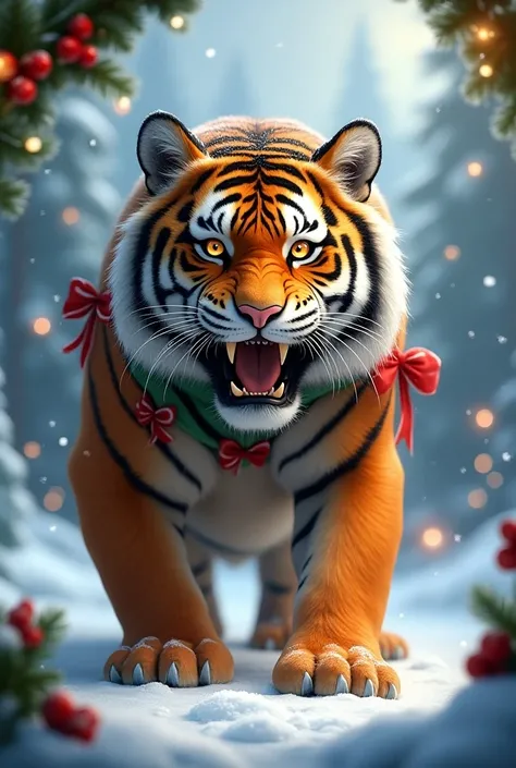 christmas tiger