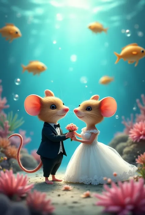 Marine mice marrying