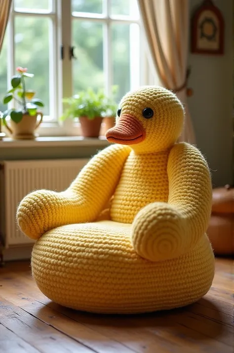 Woolen sofa model crochet knitting sofa cute duck shape