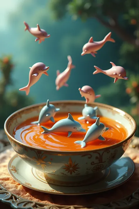 Dolphin soup 
