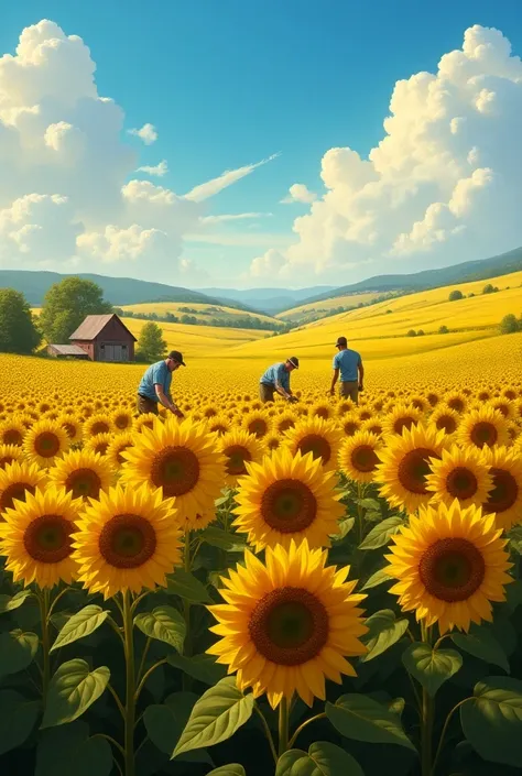 Sunflower cultivation 