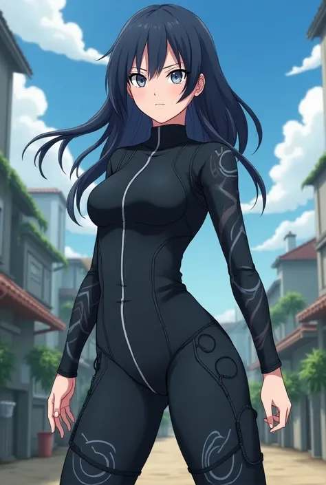 Narutos Hinata Hyuga wearing a new ninja costume