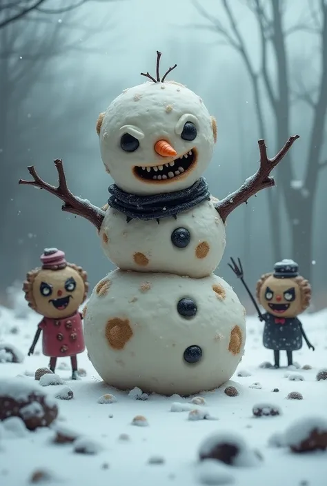 Bad Snowman and his Bad Cookie Soldiers