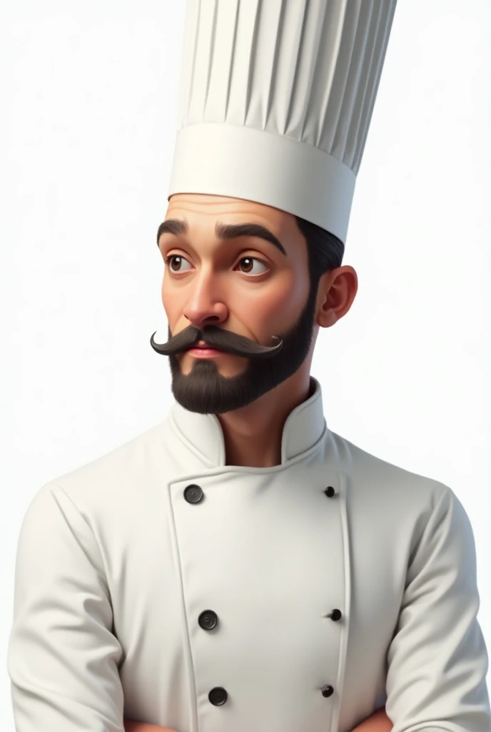 Chef avatar with the characteristics of Marie Antoine Careme , With transparent background