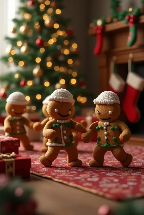 Bad Christmas Cookie Soldiers stealing Christmas presents
