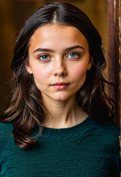 Young Dafnee Keen as Lyra Belacqua from His Dark Materials at Oxford University
