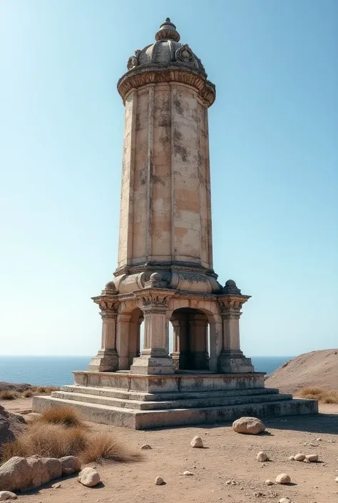 image of a monument in poor condition in Arica de Chile 