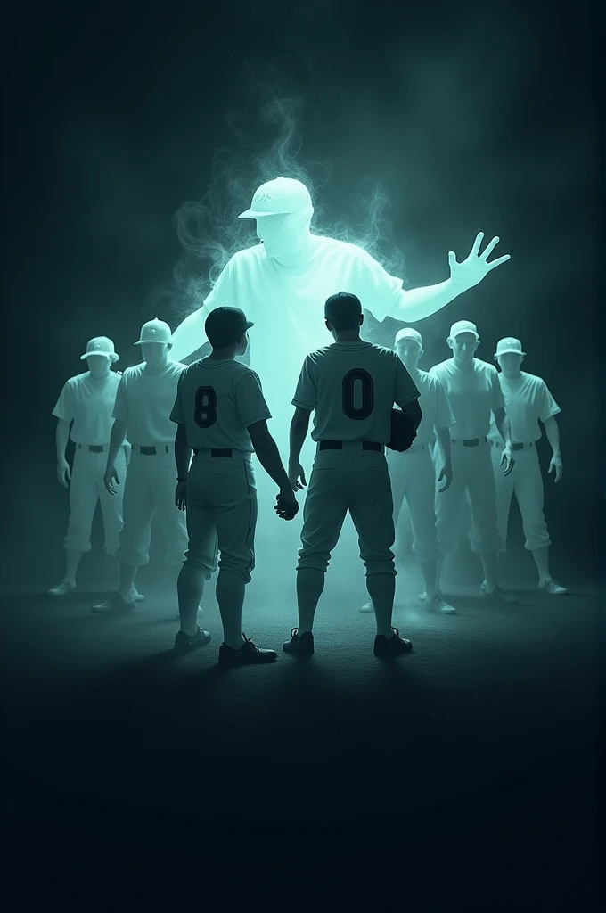 A baseball team logo called The Ghosts of the Dead 