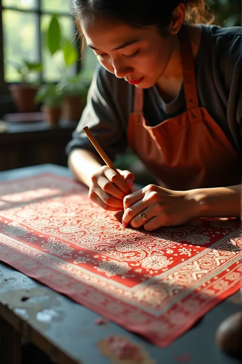 The art of batik writing