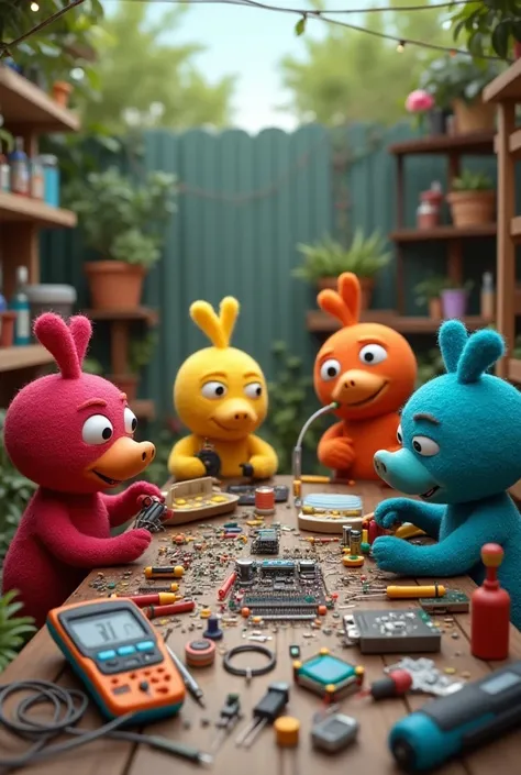  The Backyardigans and that hold electronic elements,  such as multimeters ,  test tables , soldering iron , etc