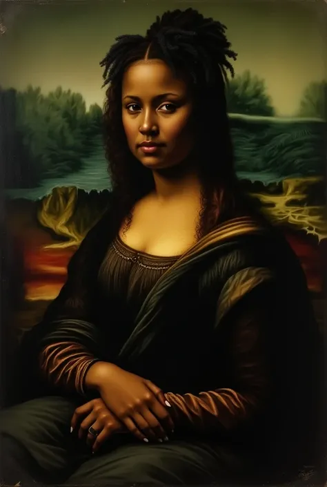  Reread Monalisa but shes black and has frizzy hair, And poor and in a situation of extreme poverty  