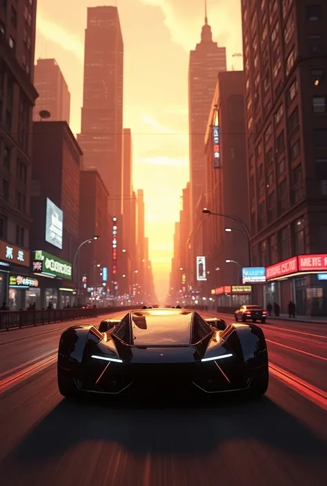 Auto, City,  sunset, gta 