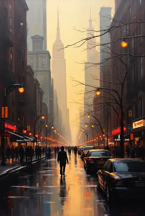 art painting, New York City 