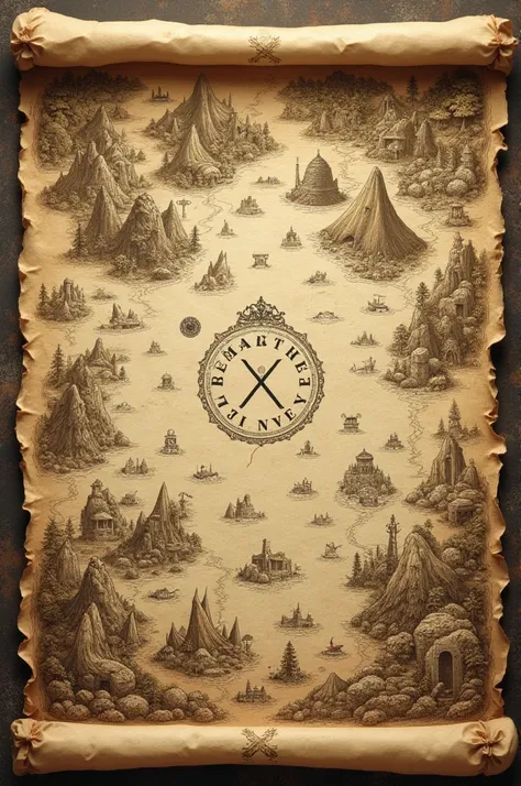 Eternal treasure hunt map