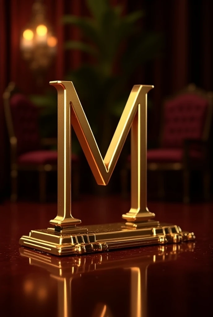 Create an image with the letter M for a millionaire profile