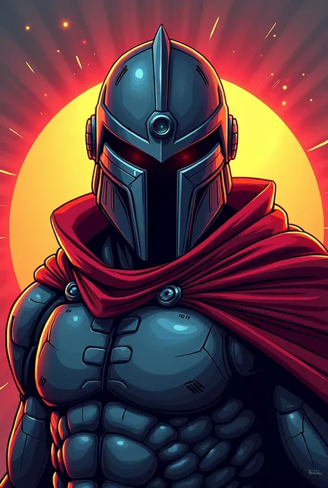 Images for squad logo. 
Pictured face of T-rax wearing a helmet and spartan warrior outfit with a red cape on the back,  face and body facing front .  Using bright colors .