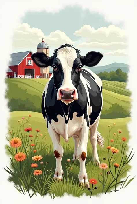 Dairy farm logo 
