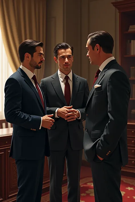 The two gentlemen decide to talk to Mr. Enrique and explain their situation to him.