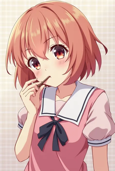 Cute anime girl sucking a dick