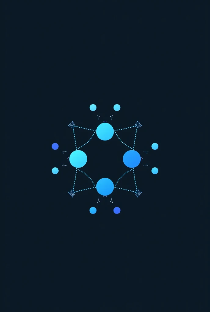 "Concept 1: Swarm & Unity Symbol
Visual Elements:
A central circle or abstract "node" to represent a core intelligence, surrounded by smaller interconnected circles (representing individual robots or agents) arranged in a symmetrical pattern, symbolizing s...