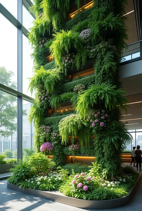 plans of a vertical garden for companies