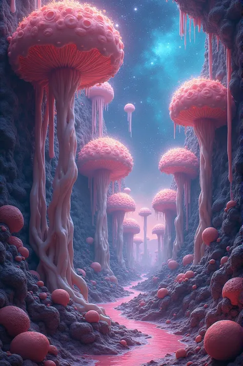 Fungus.Psychedelics in space 