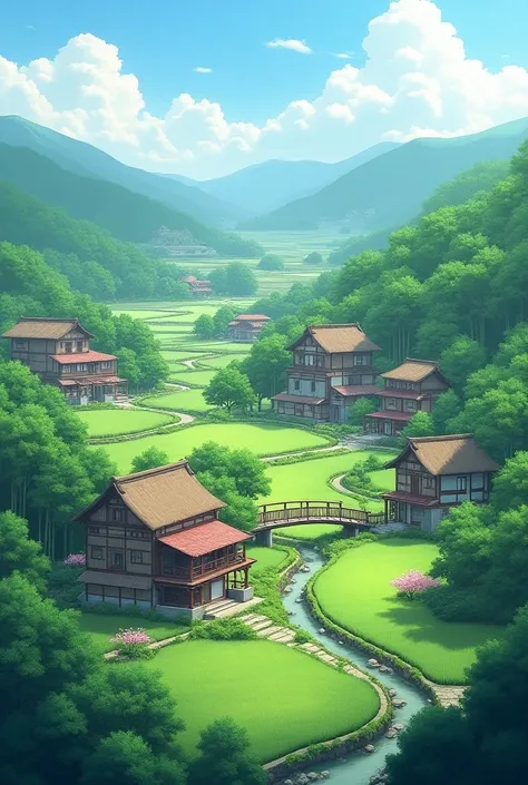  Japanese Countryside Scenery