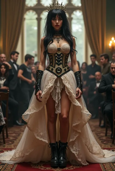 A metalhead in a princess dress