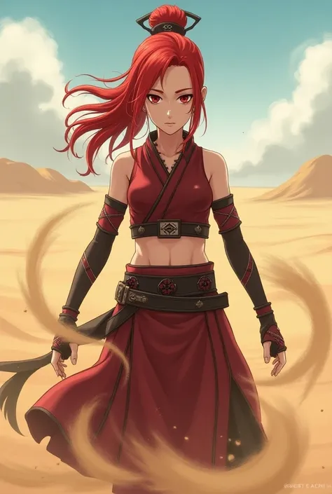 Gara character from the Naruto anime