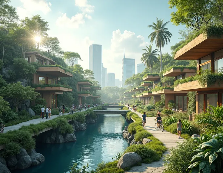  Sustainability :  Incorporating sustainable practices into urban design not only benefits the environment, but it also encourages a deeper connection with the earth and dreams 