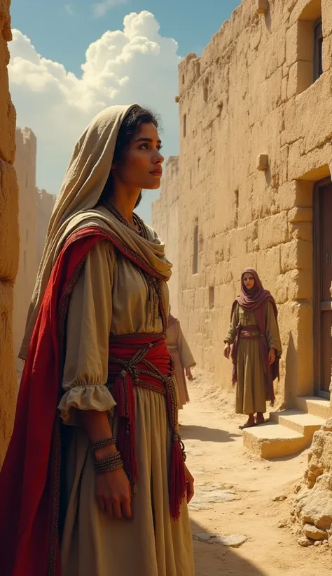  Rahab was a woman from Jericho who harbored Israelite spies sent by Joshua to observe the city before an attack..  Knowing that the God of Israel was powerful ,  Rahab hid the spies in her house and helped them escape ,  asking them to spare her and her f...