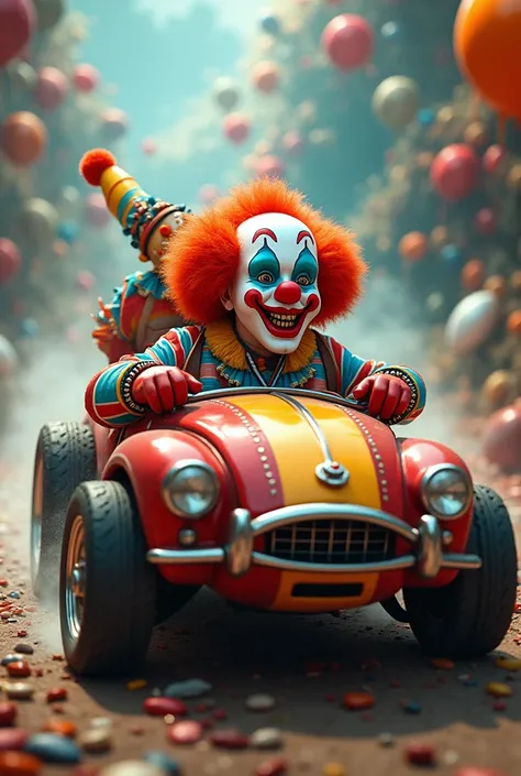 Create a clown car with Toretta, the actor from Fast and Furious 